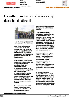 La ville franchit un nouveau cap dans le tri sélectif